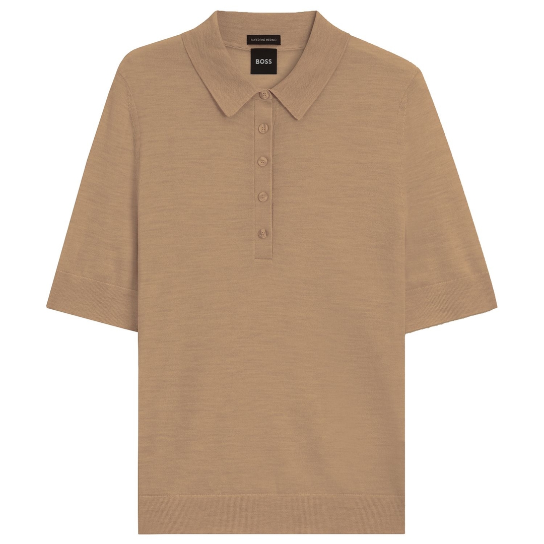 Женское шерстяное поло BOSS  | Фото 1