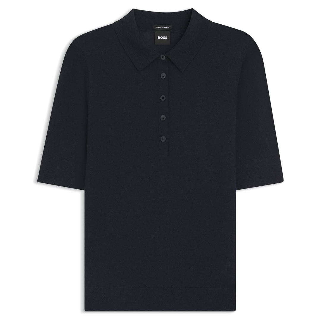 Женское шерстяное поло BOSS  | Фото 1