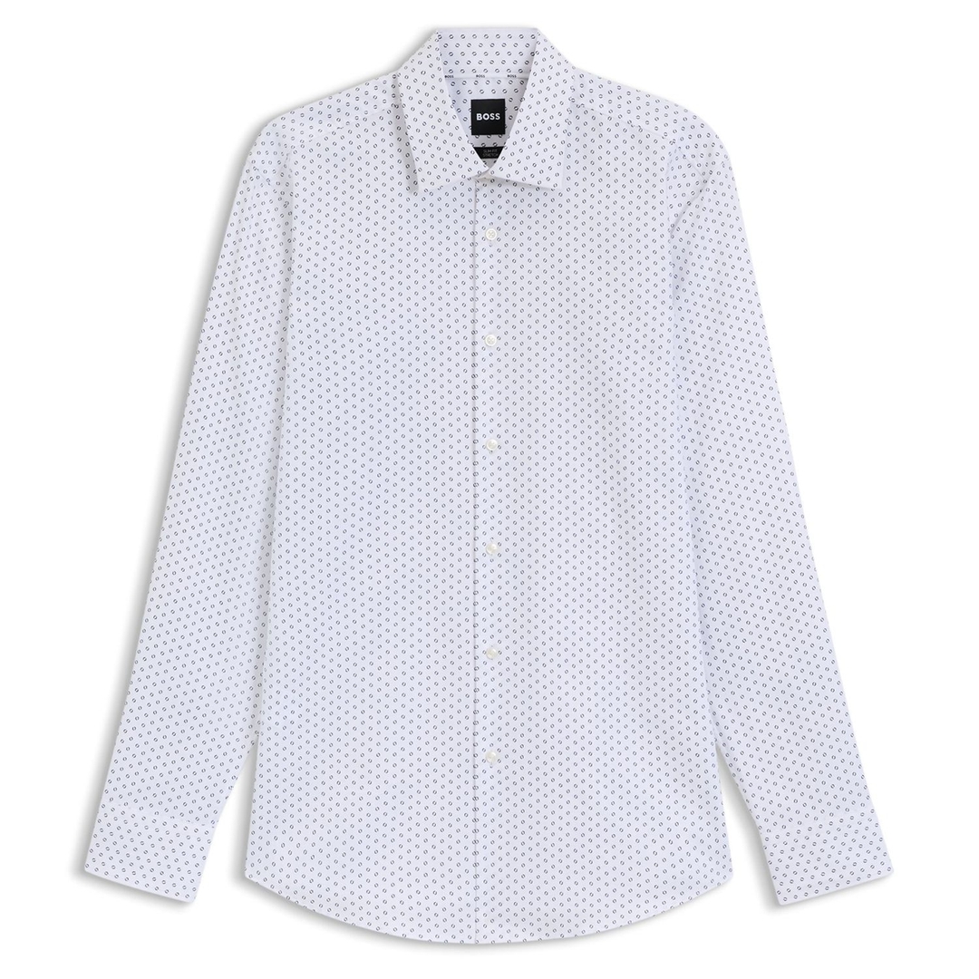 Мужская сорочка с принтом BOSS Black | Фото 1