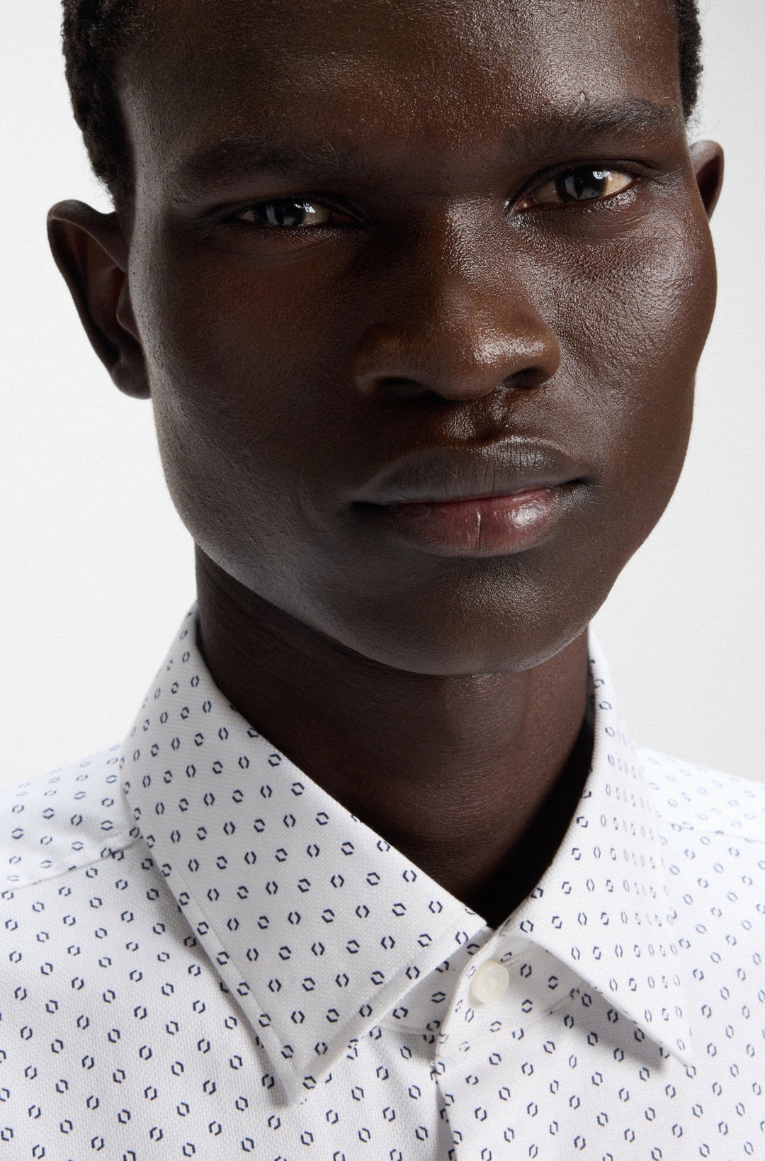 Мужская сорочка с принтом BOSS Black | Фото 3