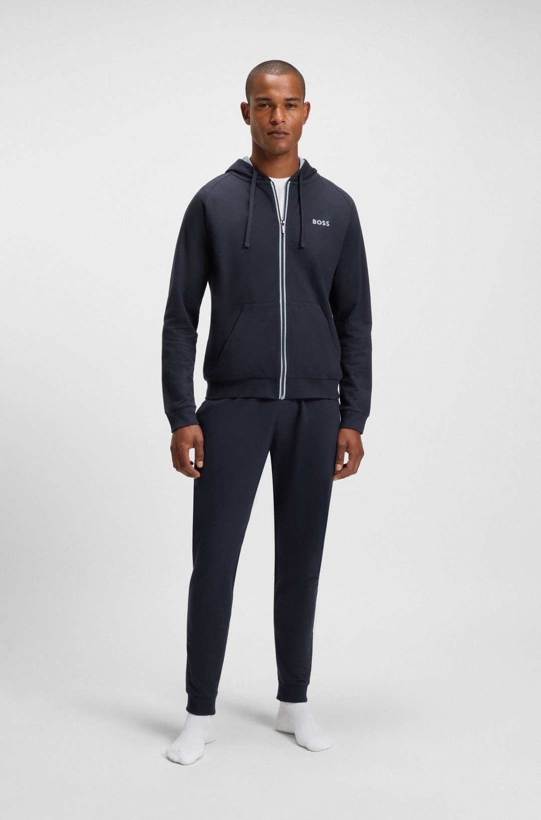 Мужские спортивные джогеры из тонкого хлопка BOSS Green | Фото 3