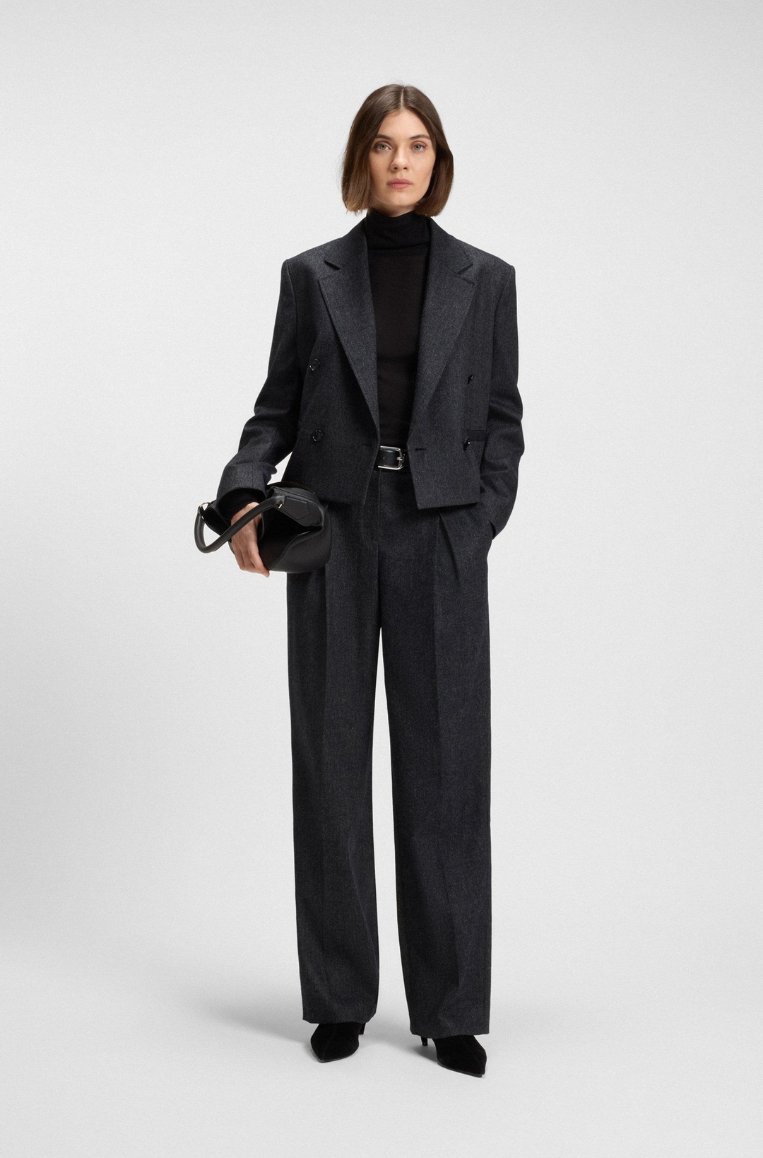 Женские широкие брюки BOSS  | Фото 6