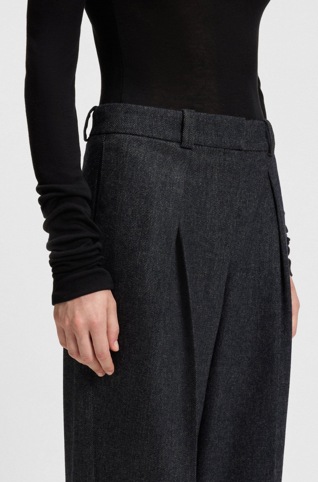 Женские широкие брюки BOSS  | Фото 5