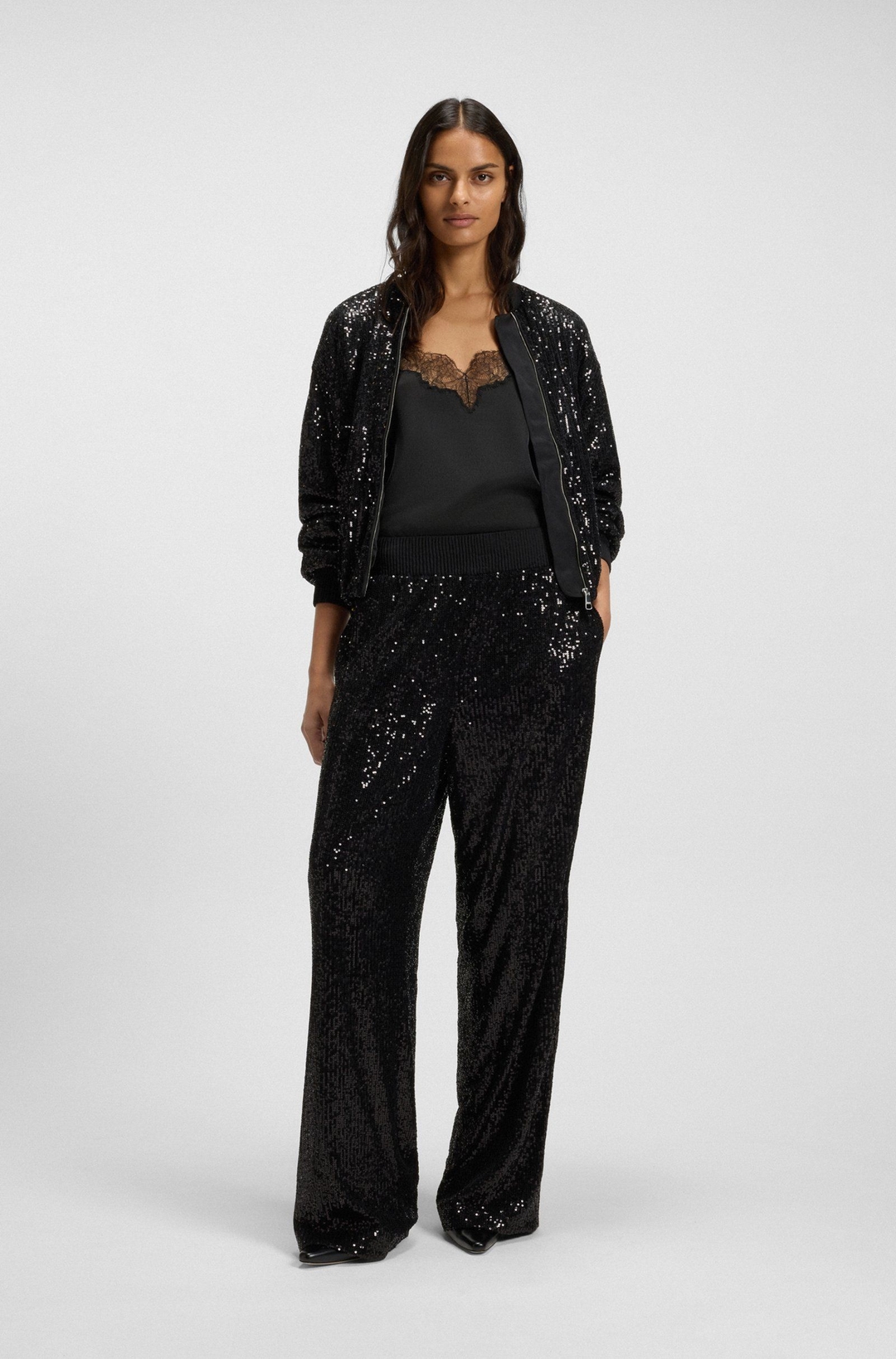 Женский топ с кружевом BOSS  | Фото 5