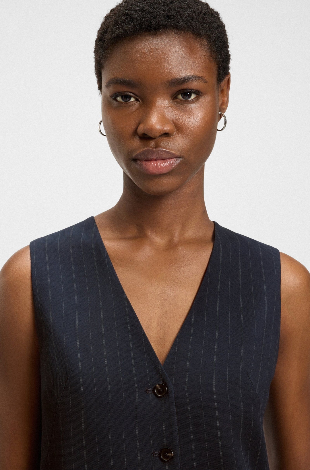 Женский костюмный жилет BOSS  | Фото 4