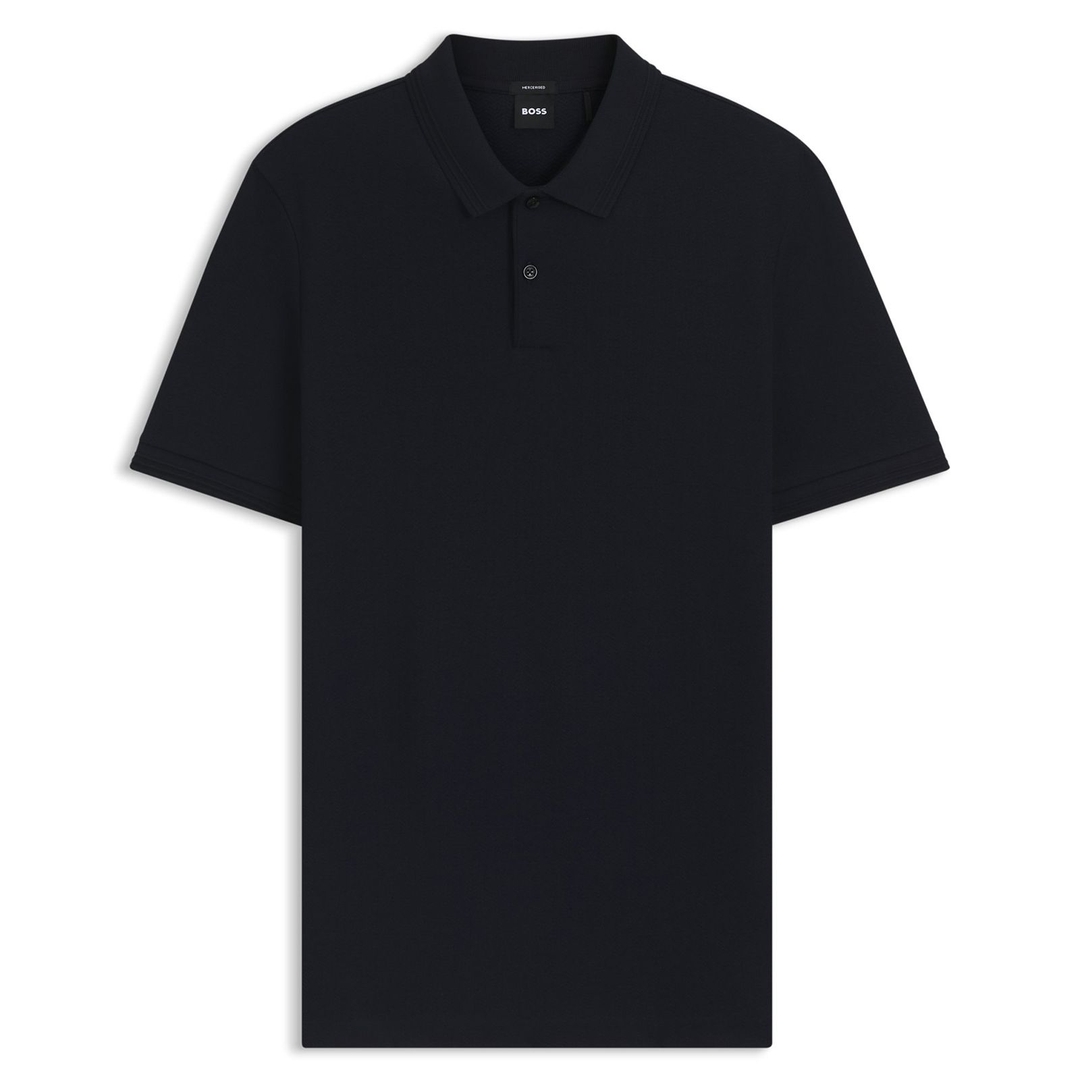 Мужское поло из мерсеризованного хлопка BOSS Black | Фото 1