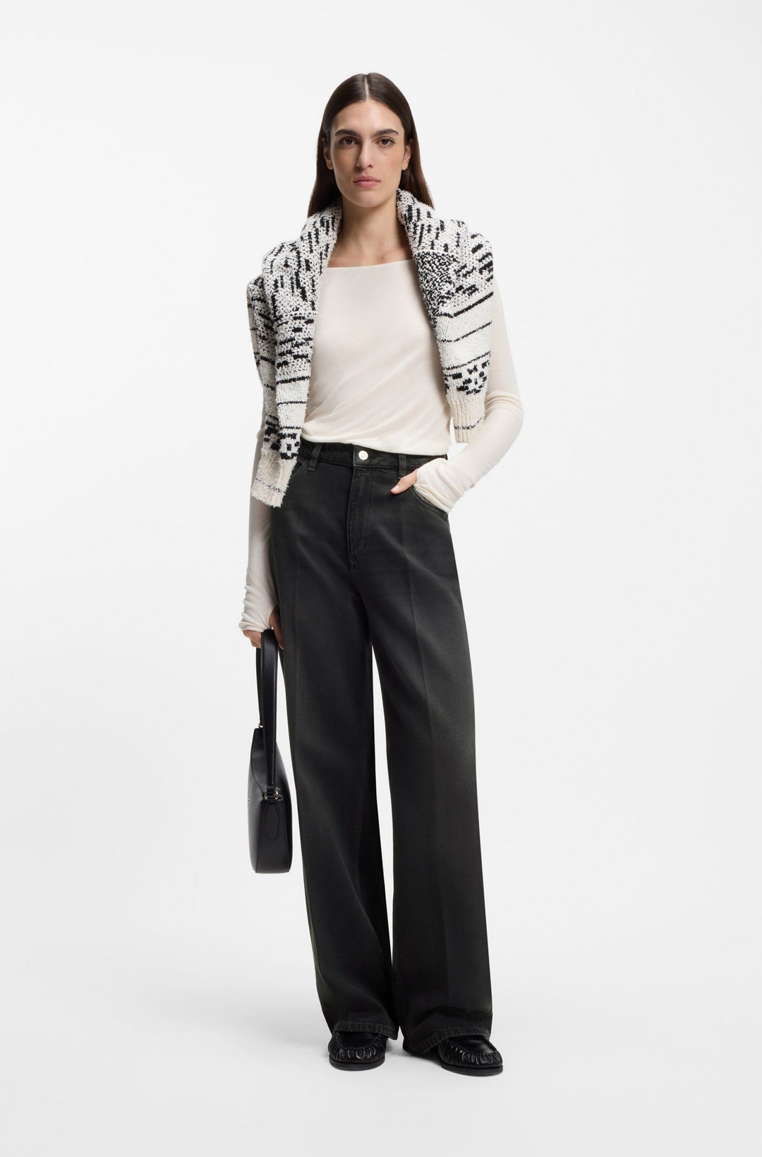 Джинсы со стрелками BOSS  | Фото 4