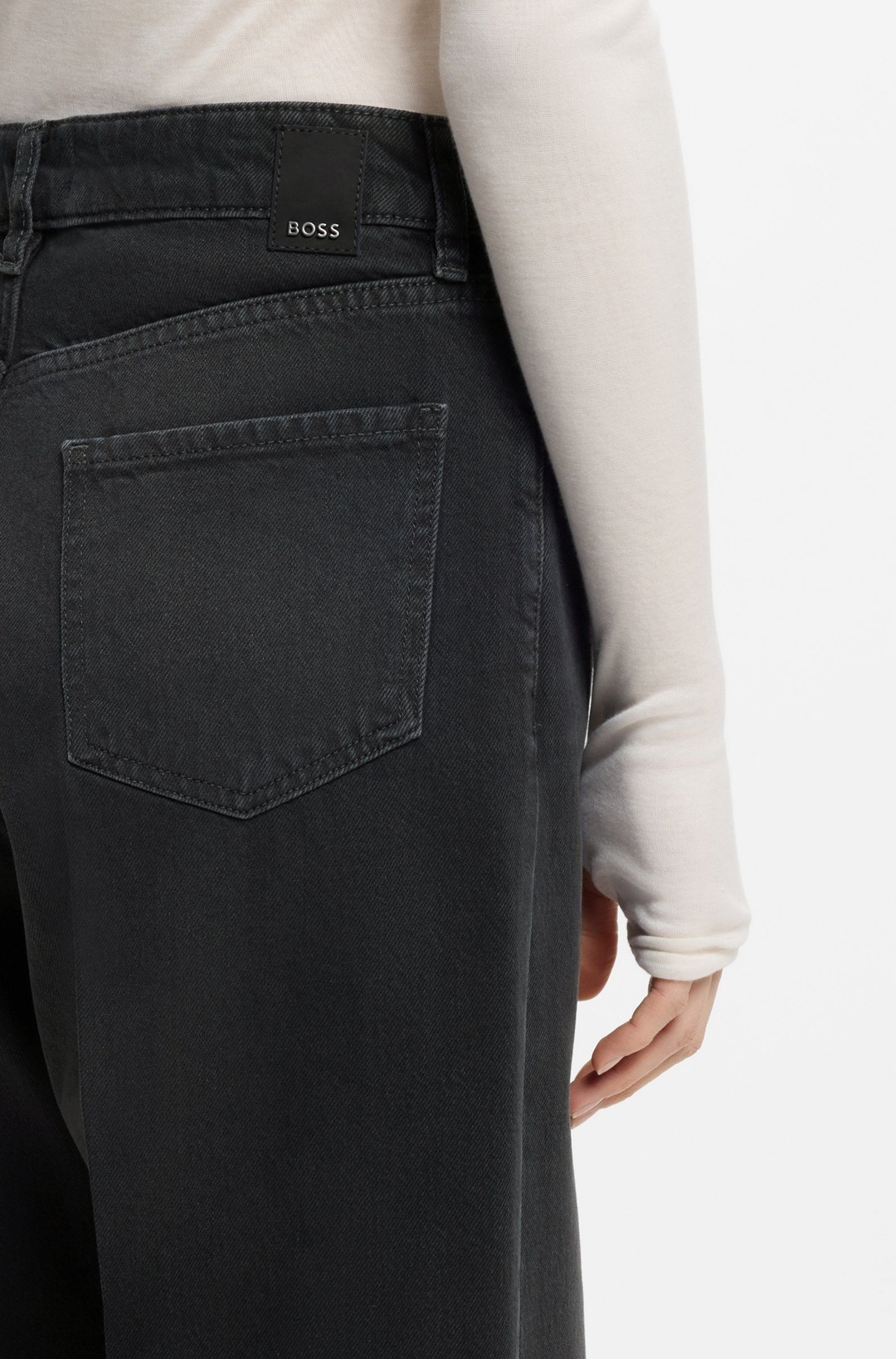 Джинсы со стрелками BOSS  | Фото 6