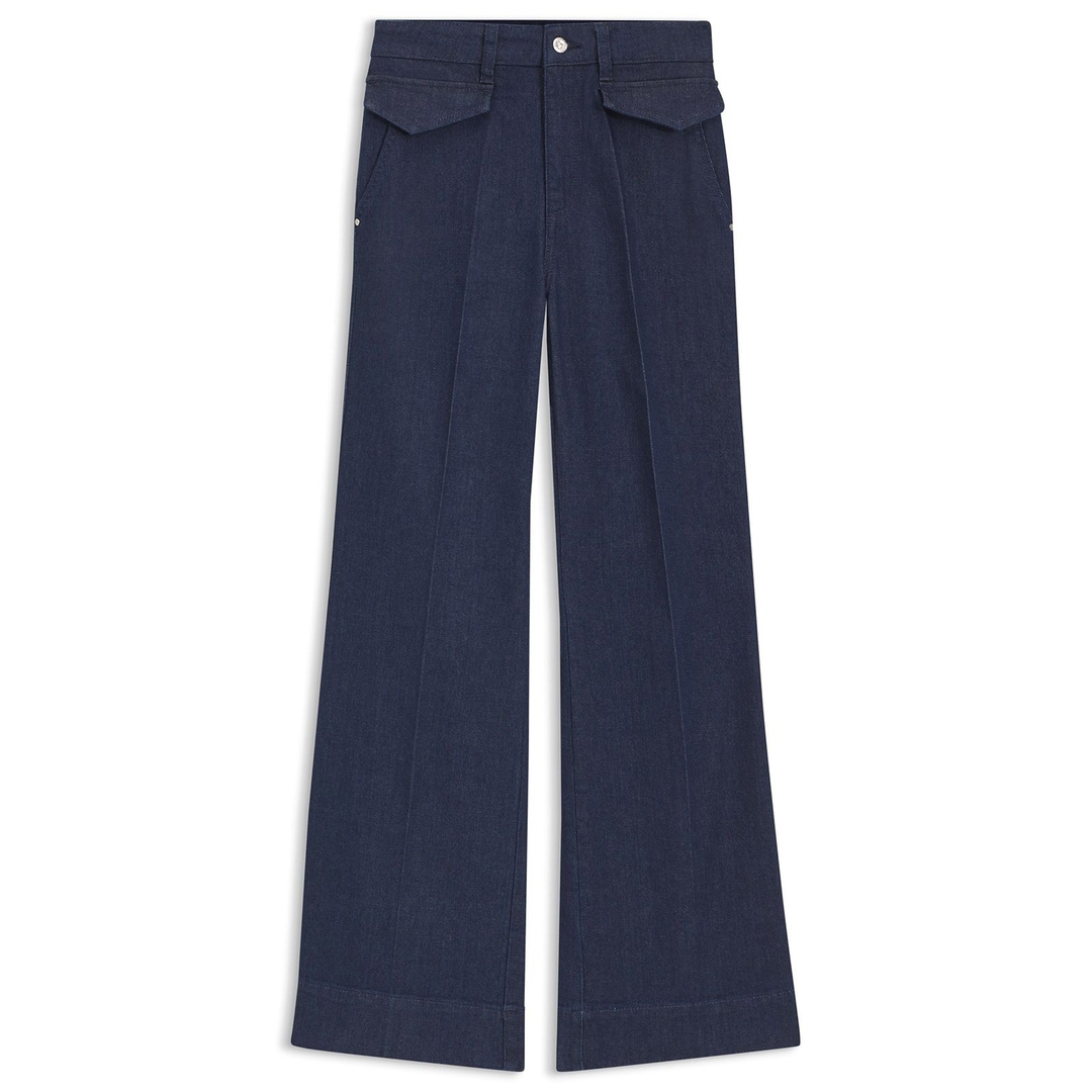 Женские расклёшенные джинсы BOSS  | Фото 1