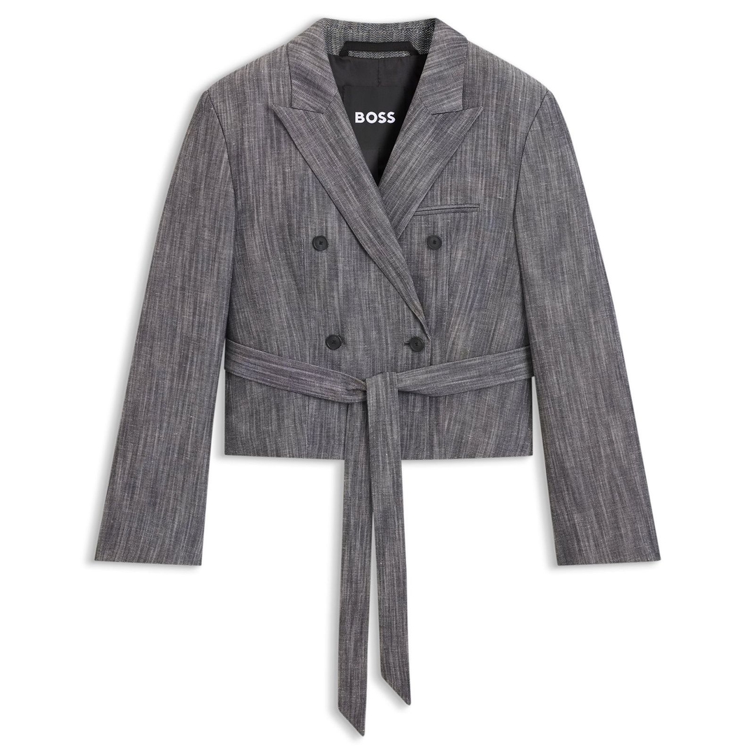 Женский жакет с поясом BOSS  | Фото 1