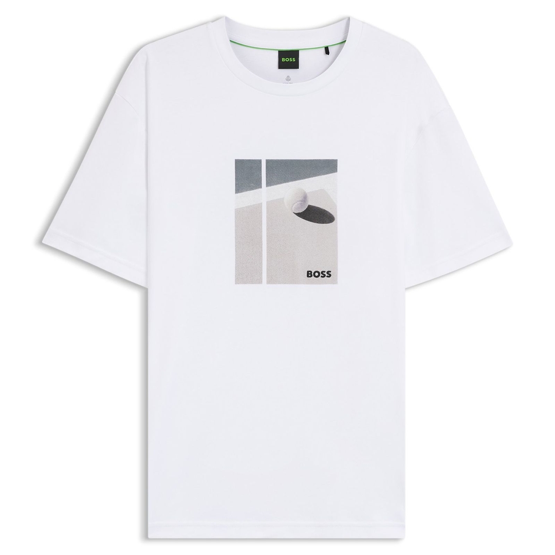 Мужская хлопковая футболка BOSS Green | Фото 1