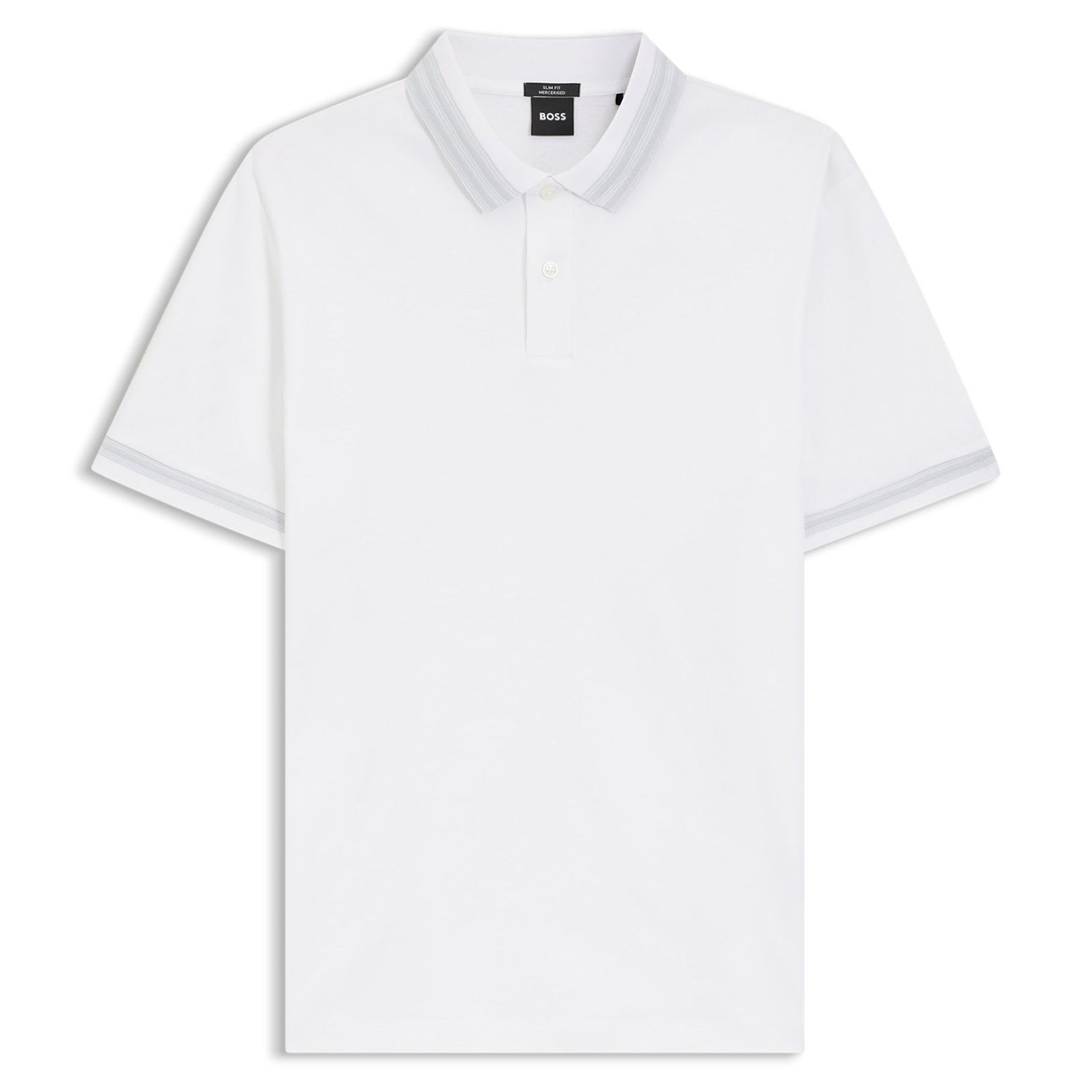 Мужское поло из мерсеризованного хлопка BOSS Black | Фото 1