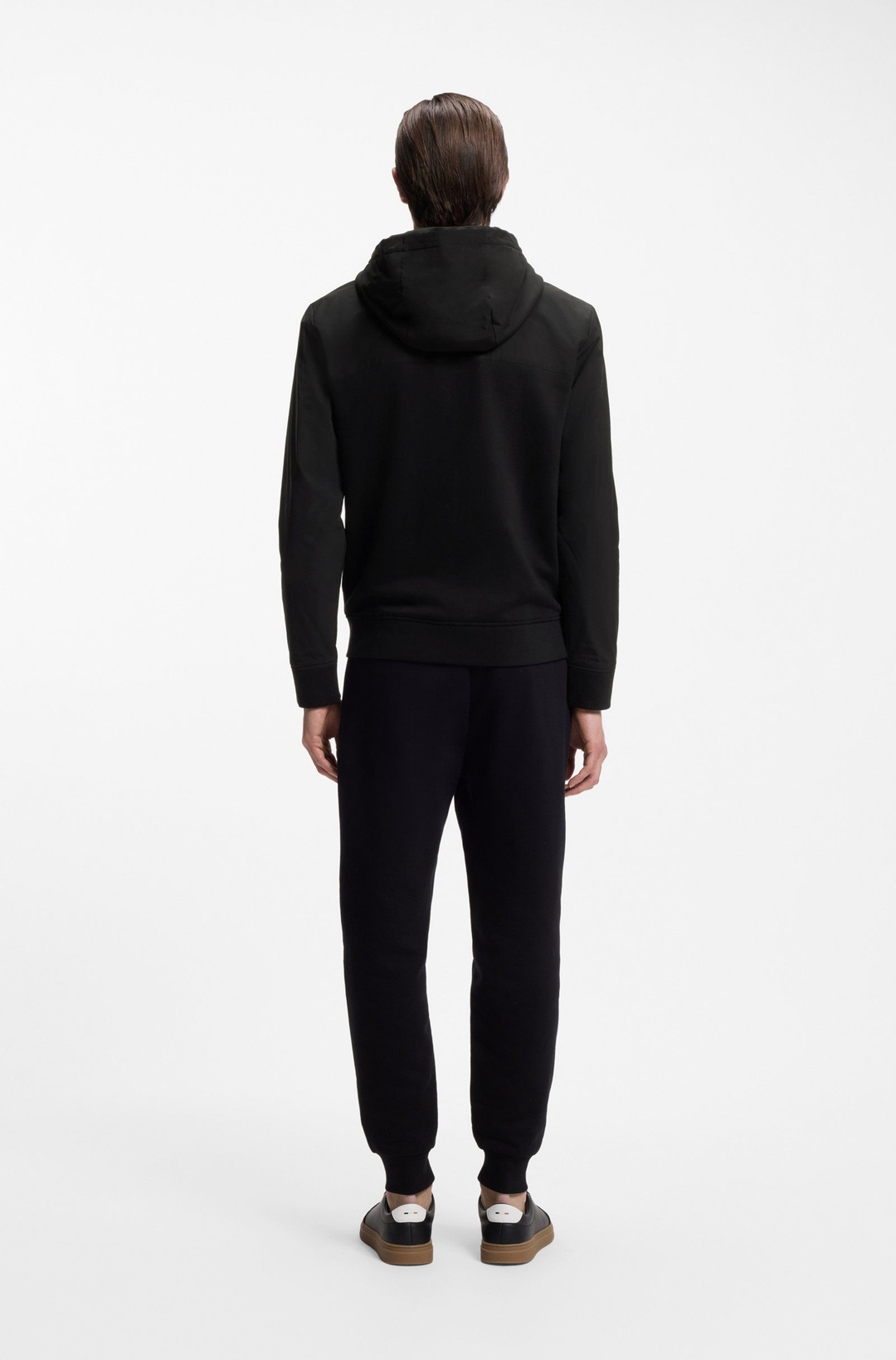 Мужская толстовка со вставками из нейлона BOSS Black | Фото 5