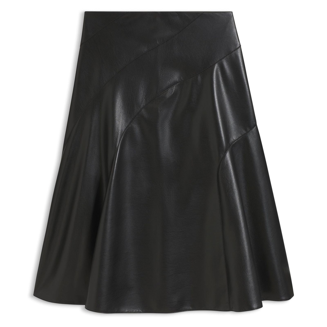 Женская юбка из эко-кожи BOSS  | Фото 1