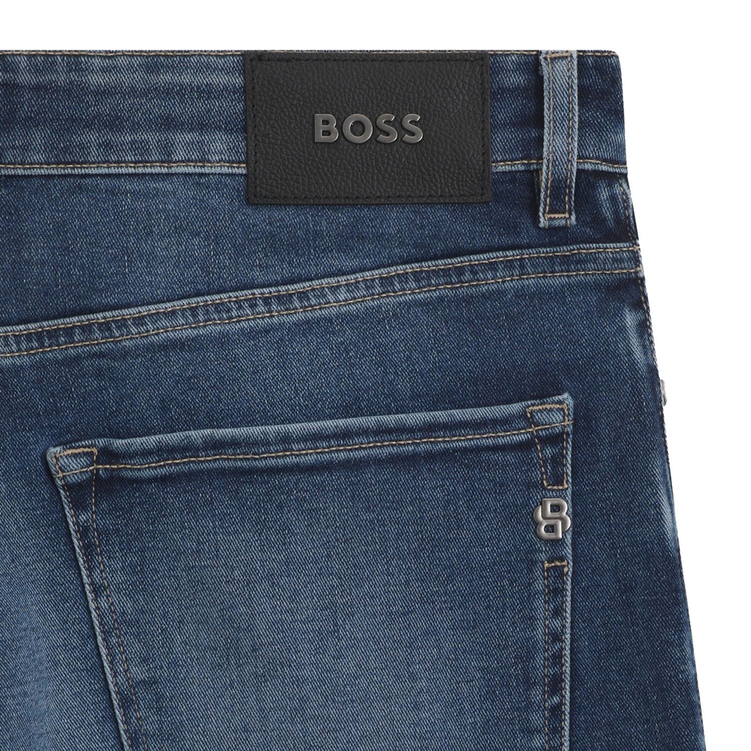 Мужские прямые джинсы BOSS Black Main | Фото 4