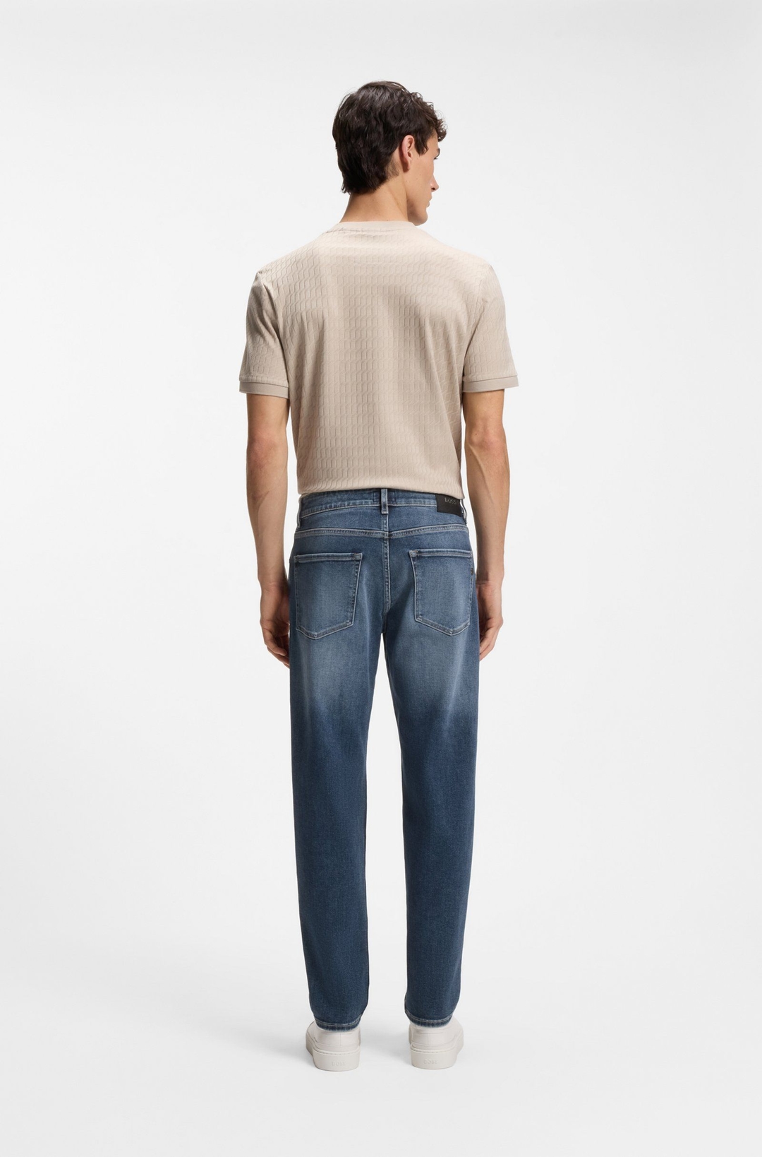 Мужские прямые джинсы BOSS Black Main | Фото 6