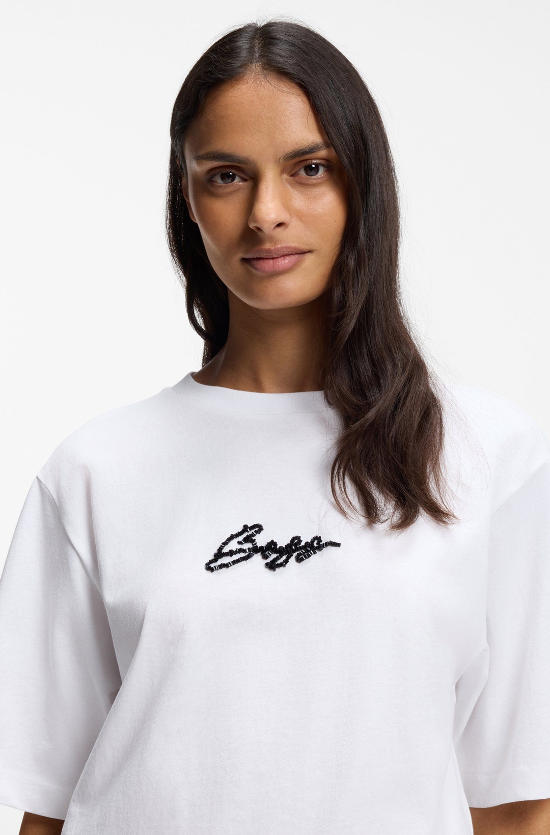 Женская футболка  BOSS  | Фото 3