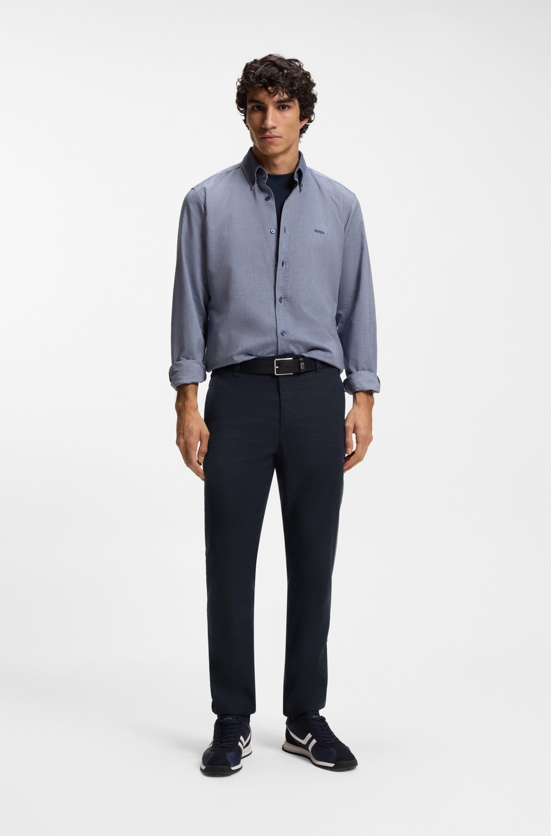 Мужские брюки изо льна BOSS Orange | Фото 5