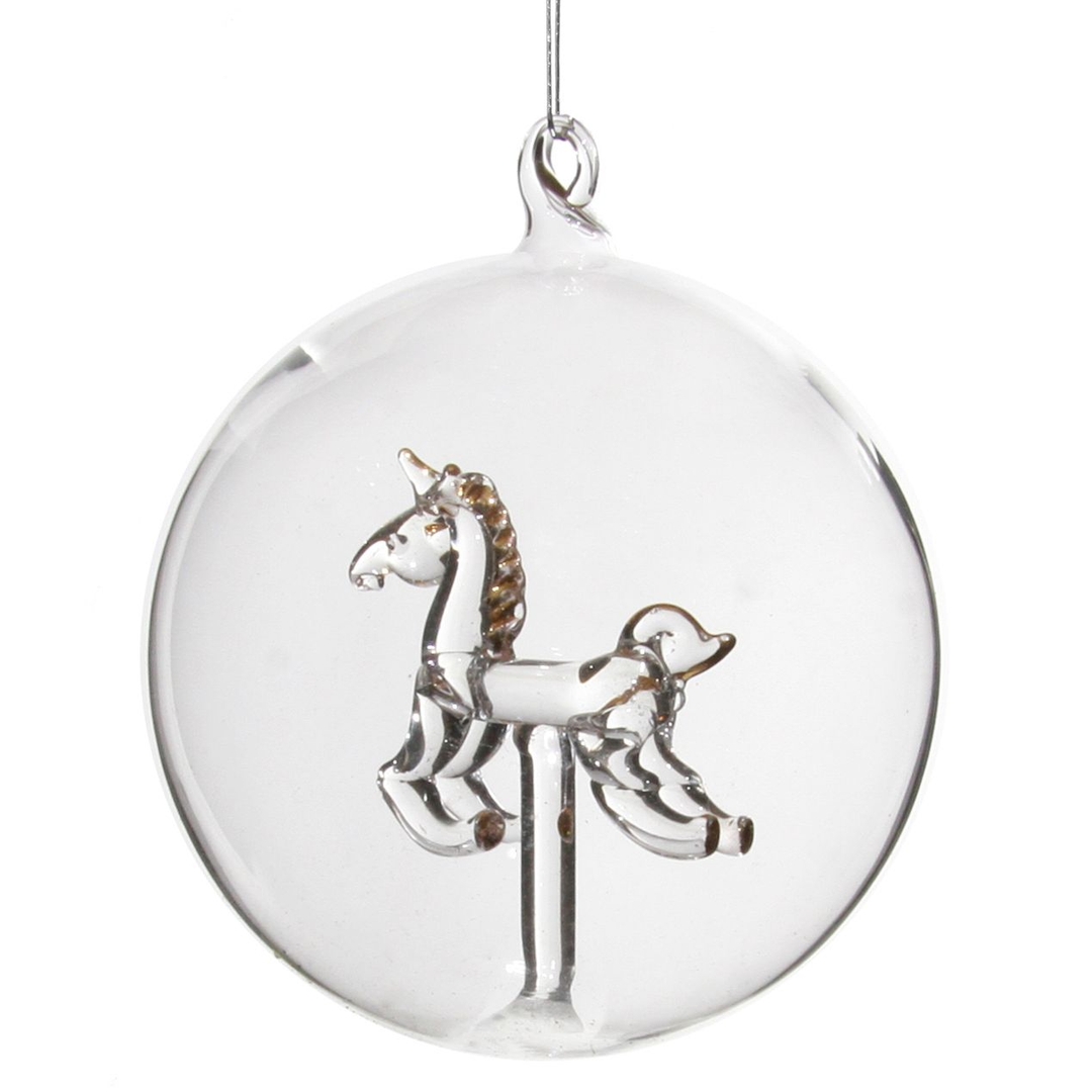 Ёлочная игрушка Шар Лошадка Shi-Shi | Фото 1