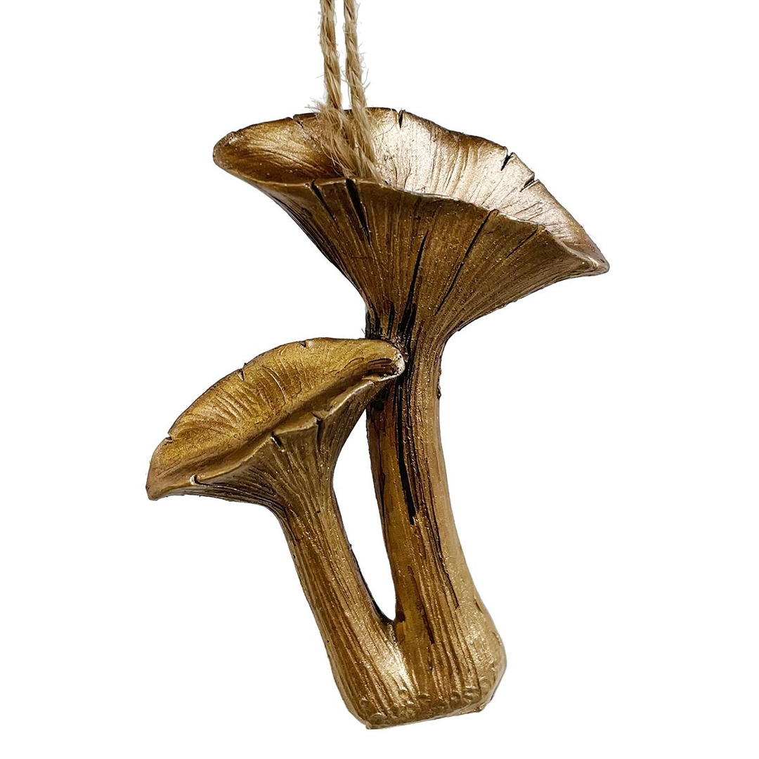 Ёлочная игрушка Грибы Лисички Shi-Shi | Фото 1