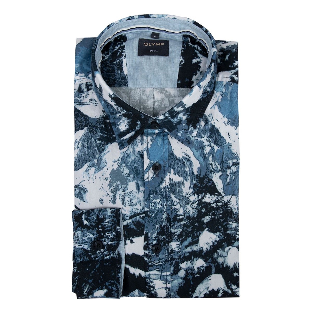 Мужская рубашка с принтом Olymp Casual | Фото 1