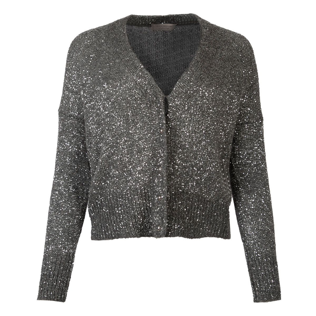 Женский кардиган с пайетками D.Exterior | Фото 1