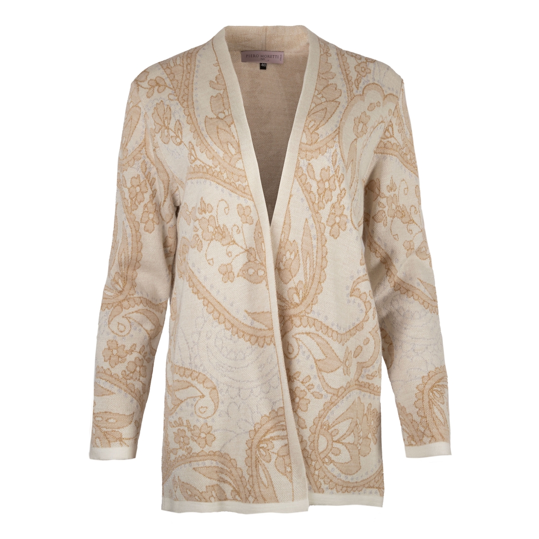 Женский кардиган с люрексом Piero Moretti | Фото 1