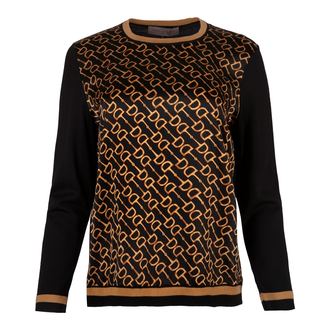 Женский джемпер из шерсти с шёлком Piero Moretti | Фото 1