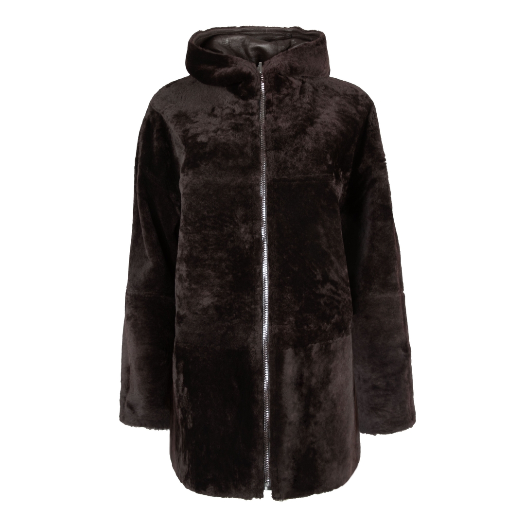 Женская двухстороння дубленка на молнии WERNER CHRIST | Фото 2