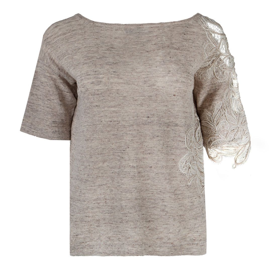 Женский джемпер изо льна с хлопком D.Exterior | Фото 1