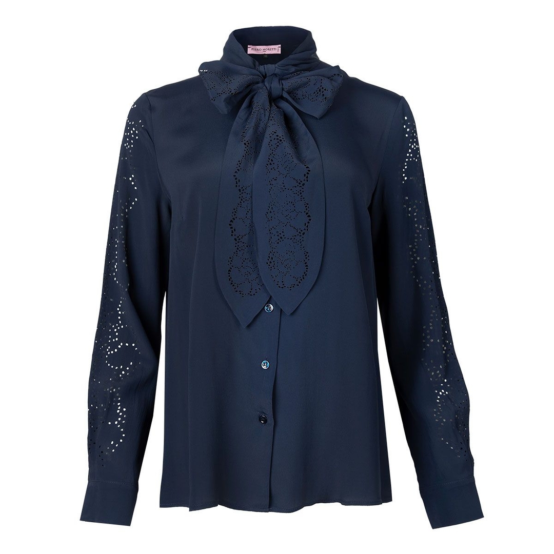 Женская блуза с перфорацией Piero Moretti | Фото 1