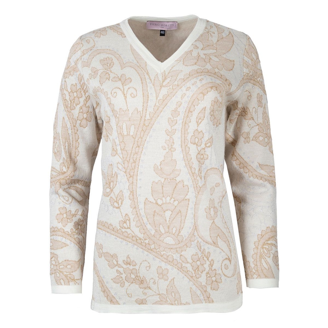 Женский джемпер с люрексом Piero Moretti | Фото 1