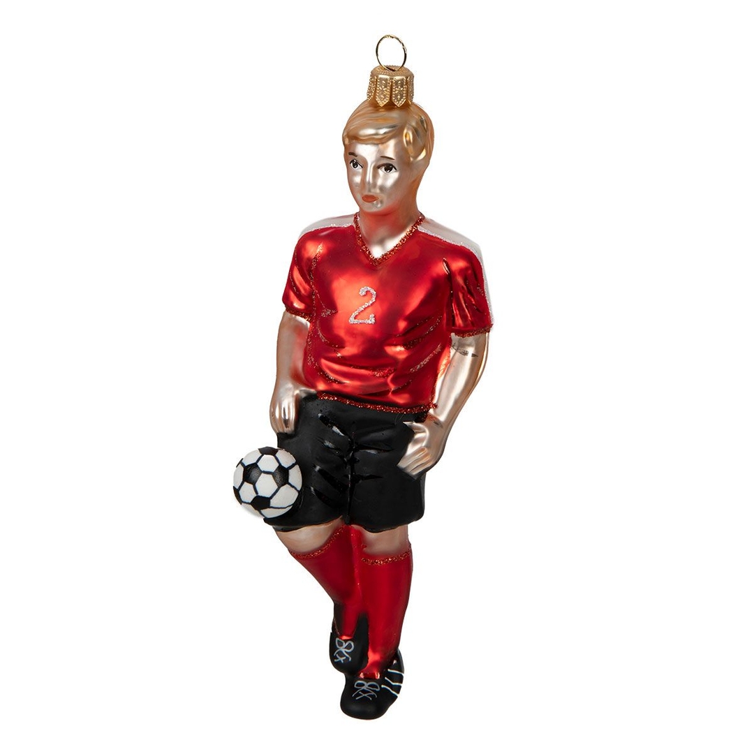 Ёлочная игрушка Футболист Hanco | Фото 1