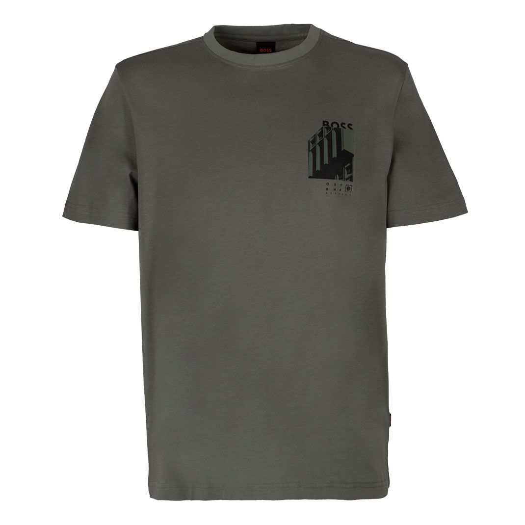 Мужская хлопковая футболка BOSS Orange | Фото 1