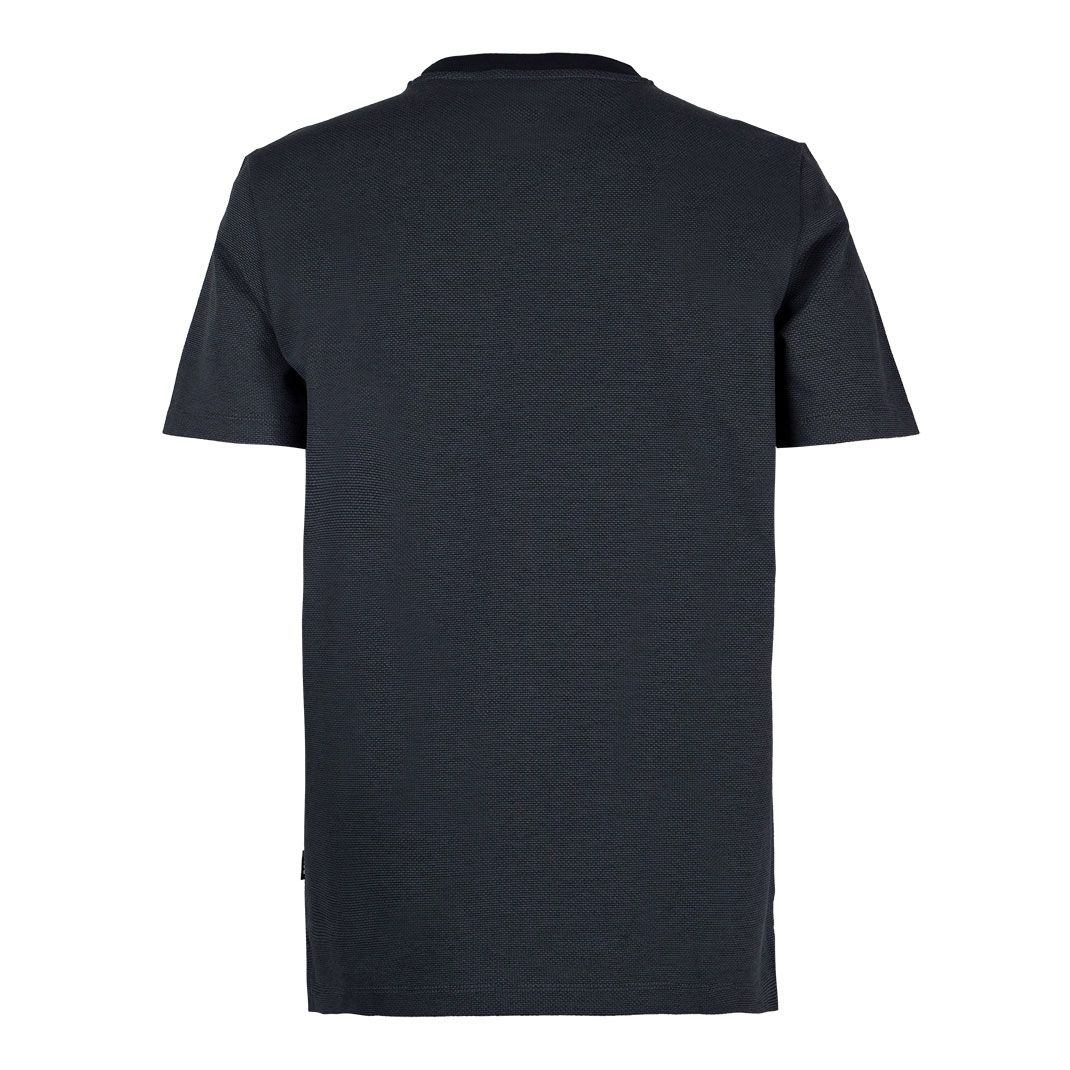 Мужская футболка из структурированного хлопка BOSS Black | Фото 2