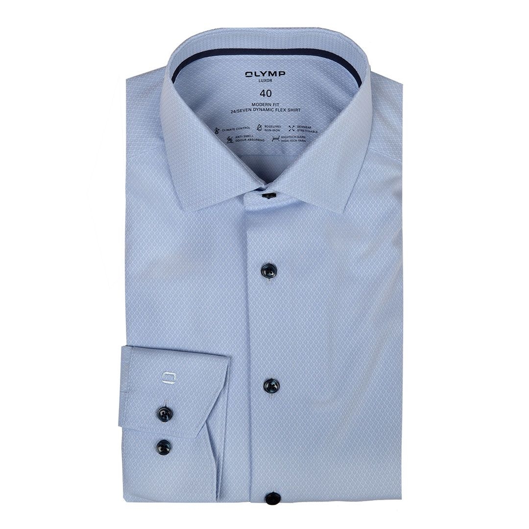 Голубая сорочка Olymp 24/7 | Фото 1
