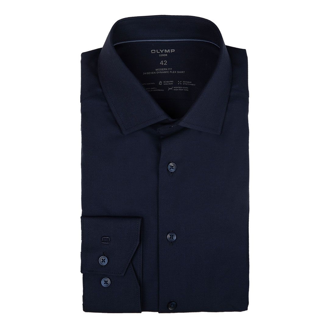 Синяя сорочка Olymp 24/7 | Фото 1