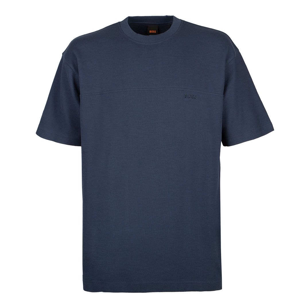 Мужская футболка из структурированного трикотажа BOSS Orange | Фото 1