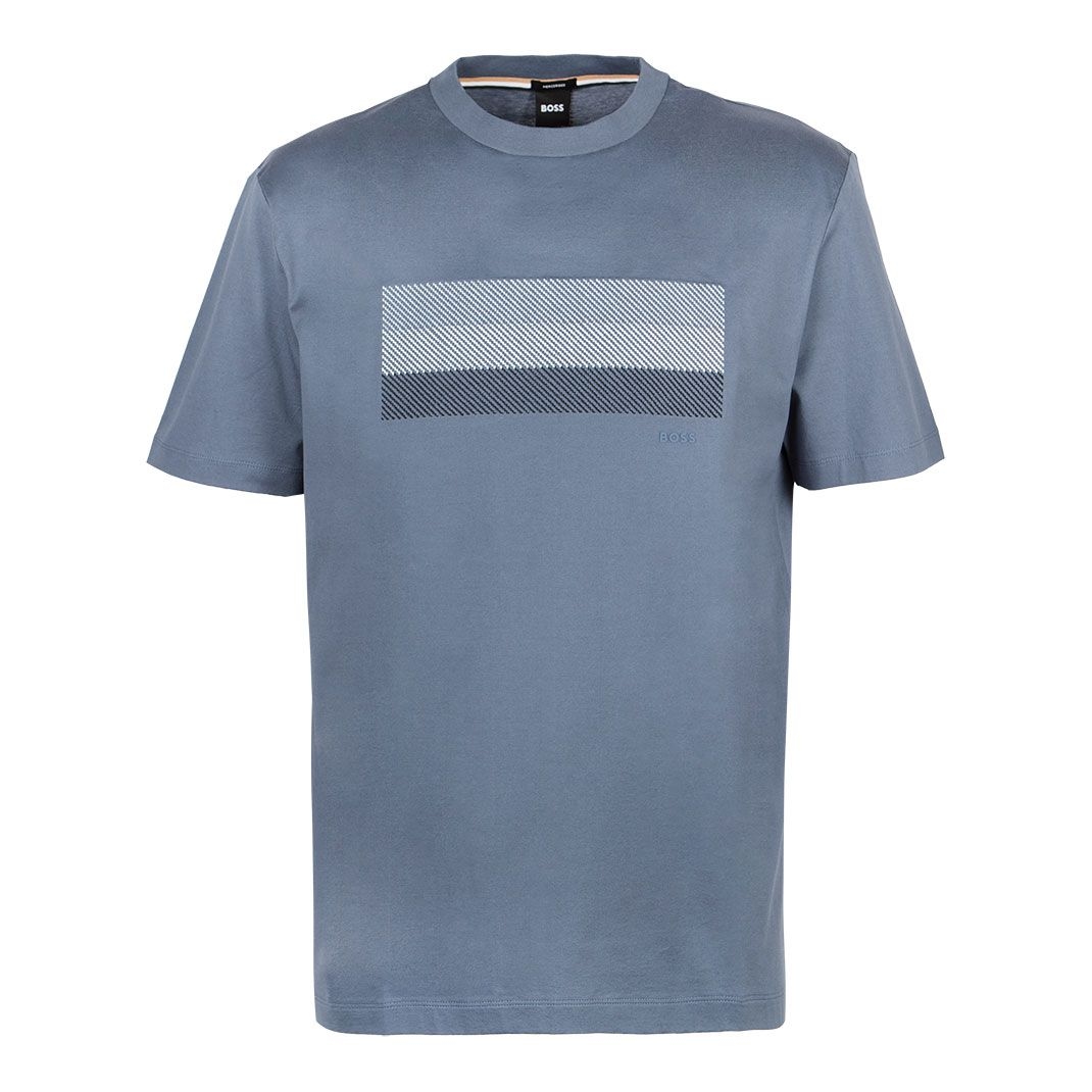 Мужская футболка из мерсеризованного хлопка BOSS Black | Фото 1