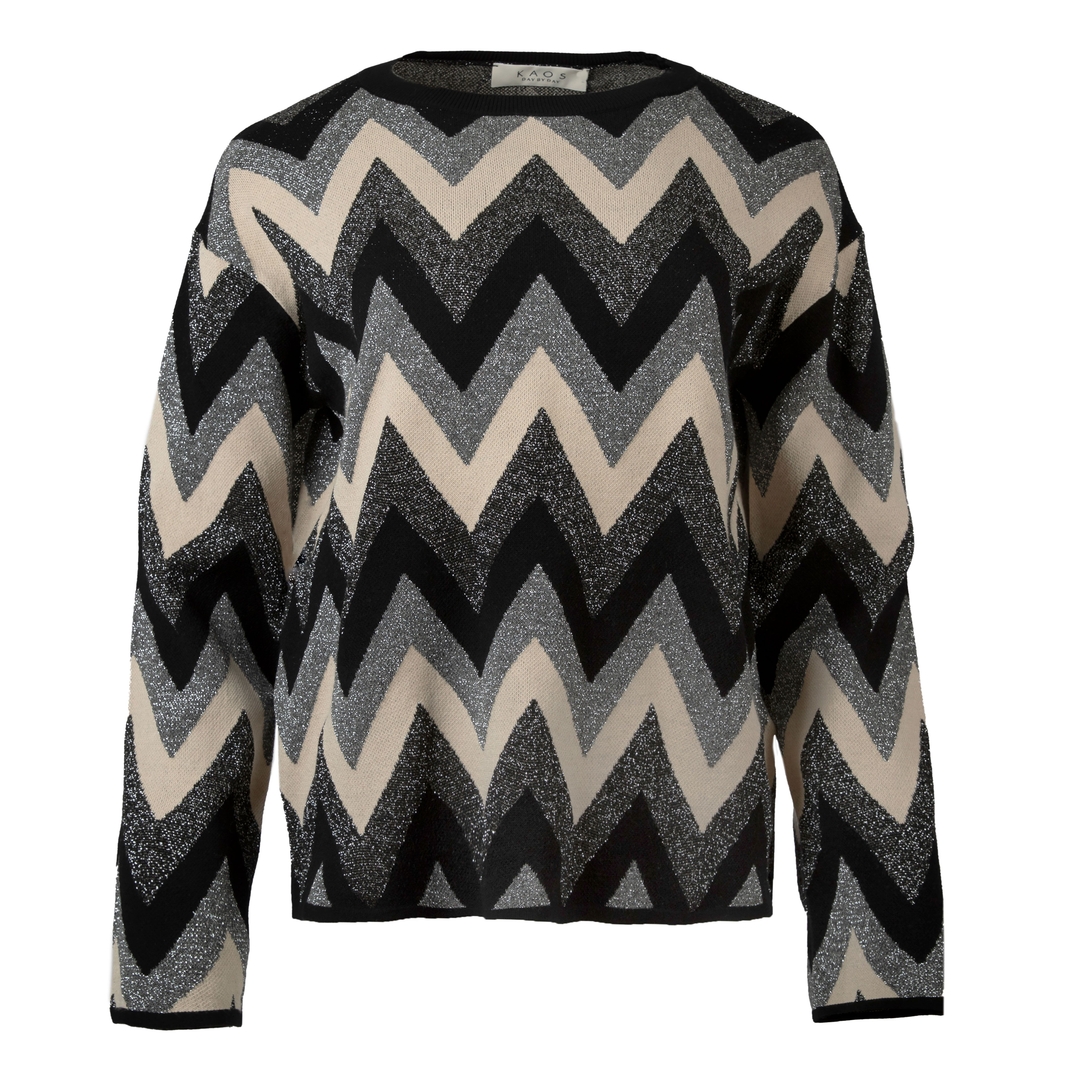 Женский джемпер с принтом KAOS | Фото 1