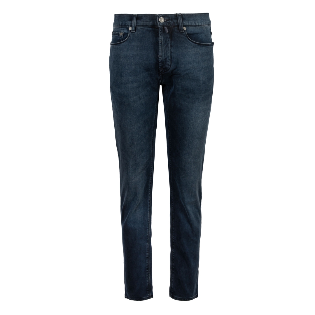 Мужские джинсы из хлопка и вискозы Pierre Cardin | Фото 1