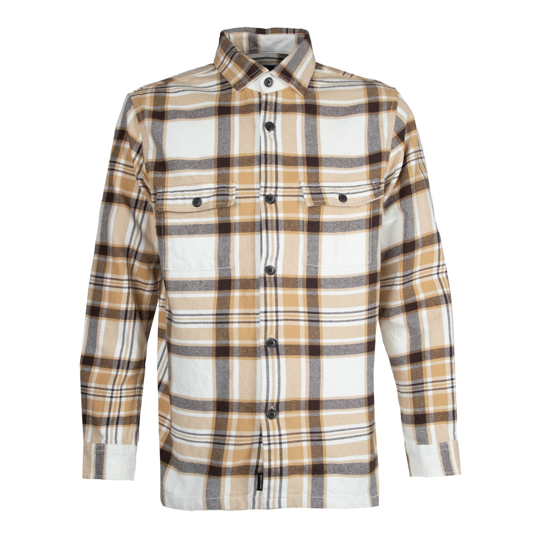 Мужская фланелевая рубашка в клетку Pierre Cardin | Фото 1