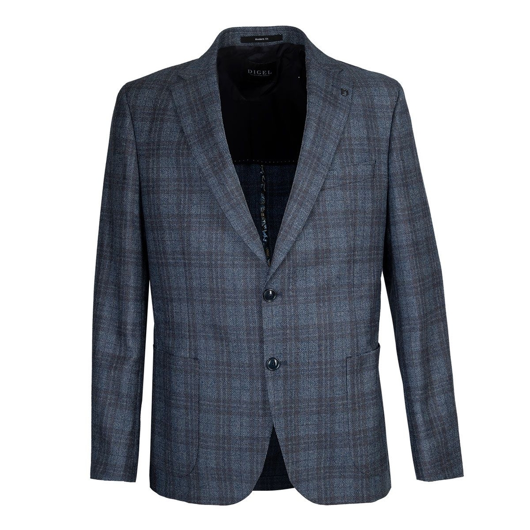 Мужской пиджак в клетку Digel Edward | Фото 1