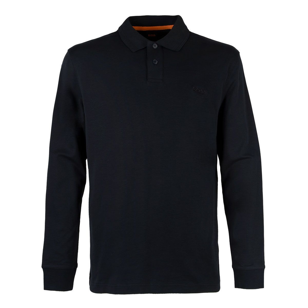 Мужское поло с длинными рукавами BOSS Orange | Фото 1