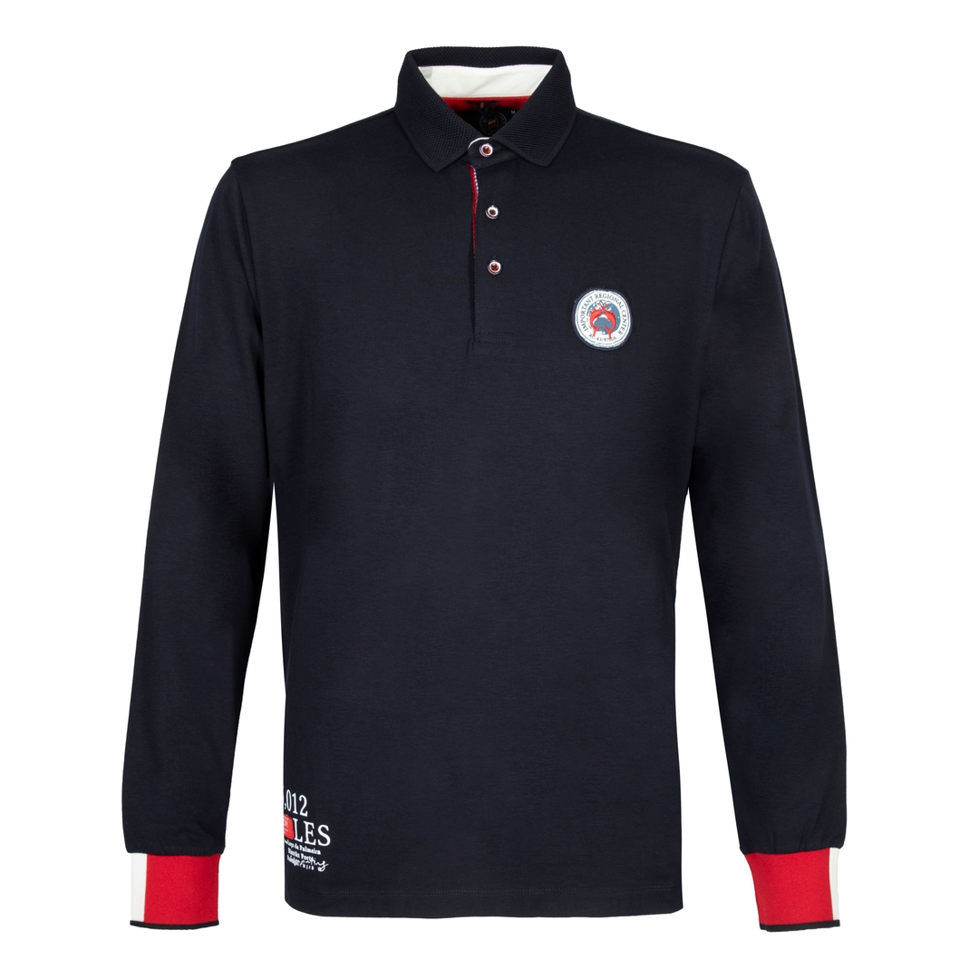 Мужское поло из модала и хлопка Claudio Campione | Фото 1