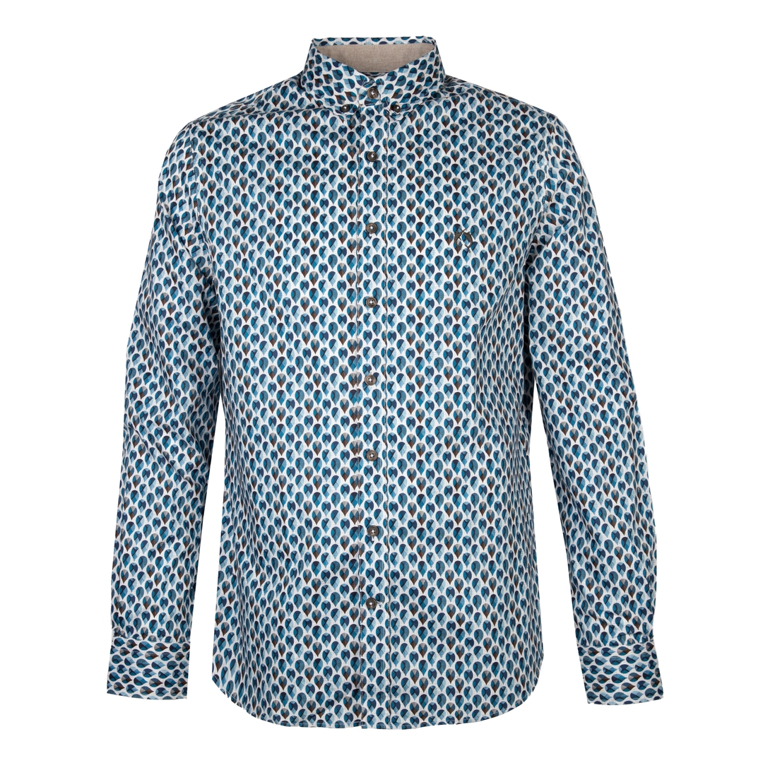 Мужская хлопковая рубашка Claudio Campione | Фото 1