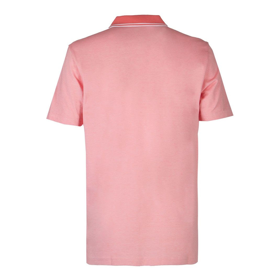 Мужское меланжевое поло из хлопка BOSS Orange | Фото 2