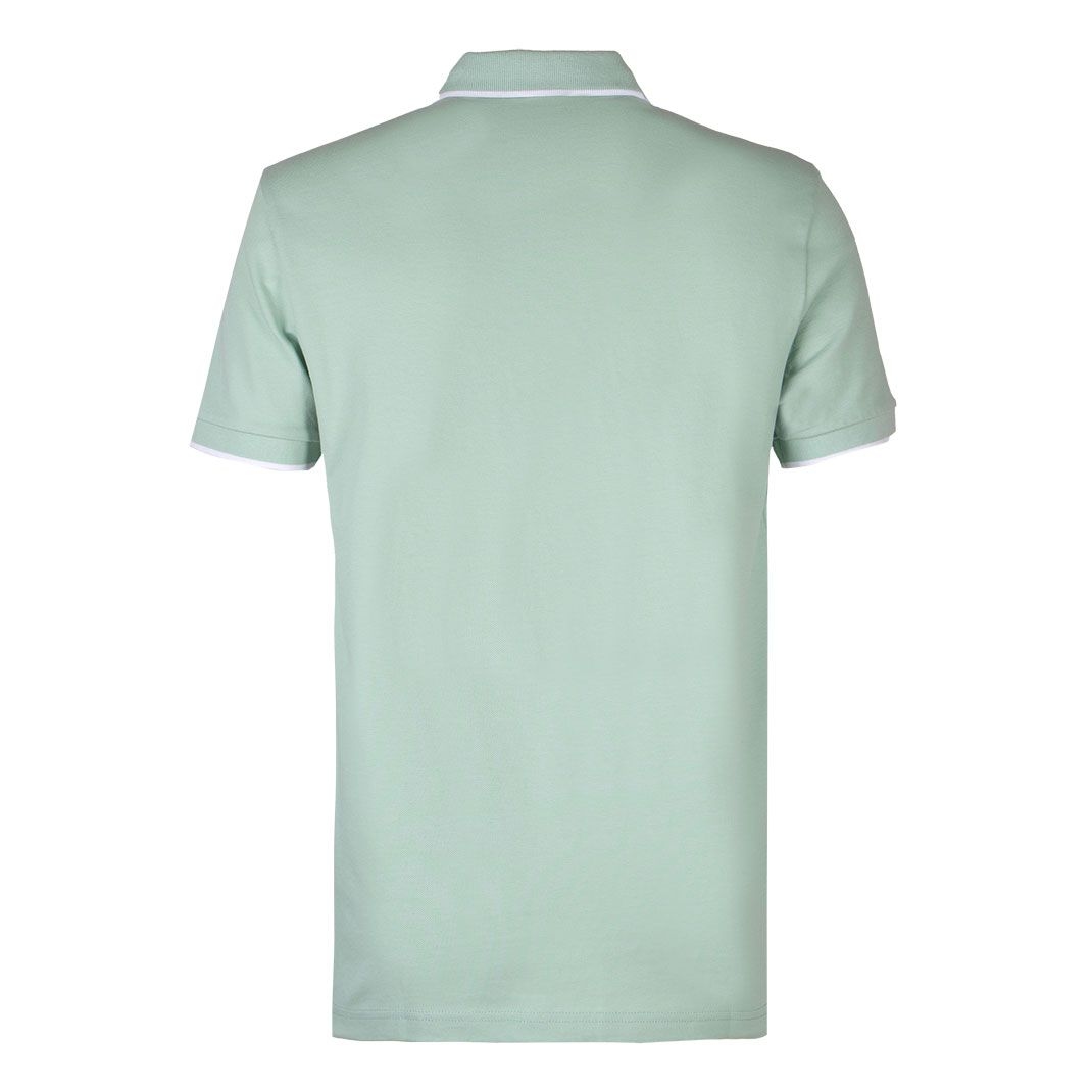 Мужское поло из эластичного хлопкового пике BOSS Orange | Фото 2