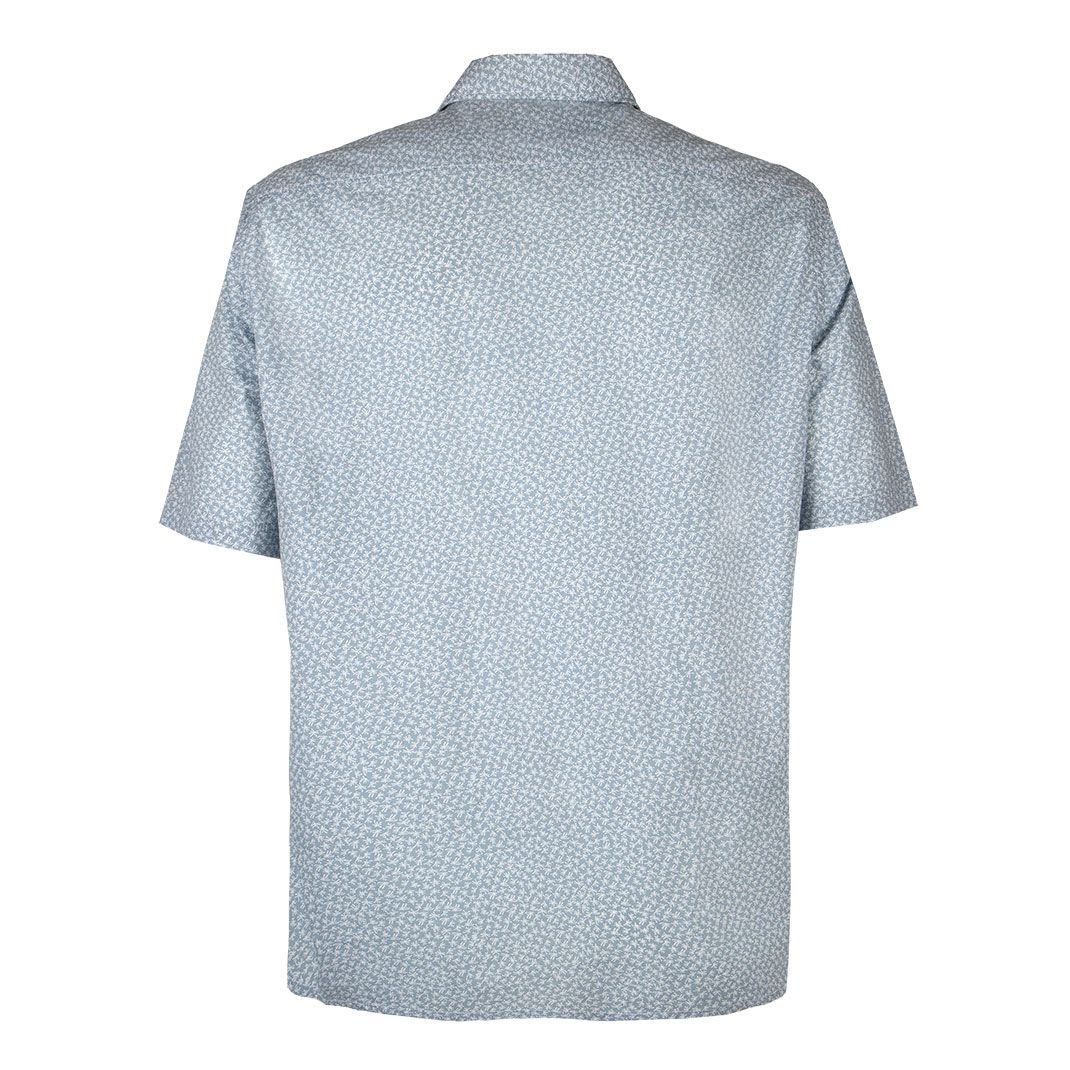 Мужская рубашка с принтом и короткими рукавами BOSS Orange | Фото 2