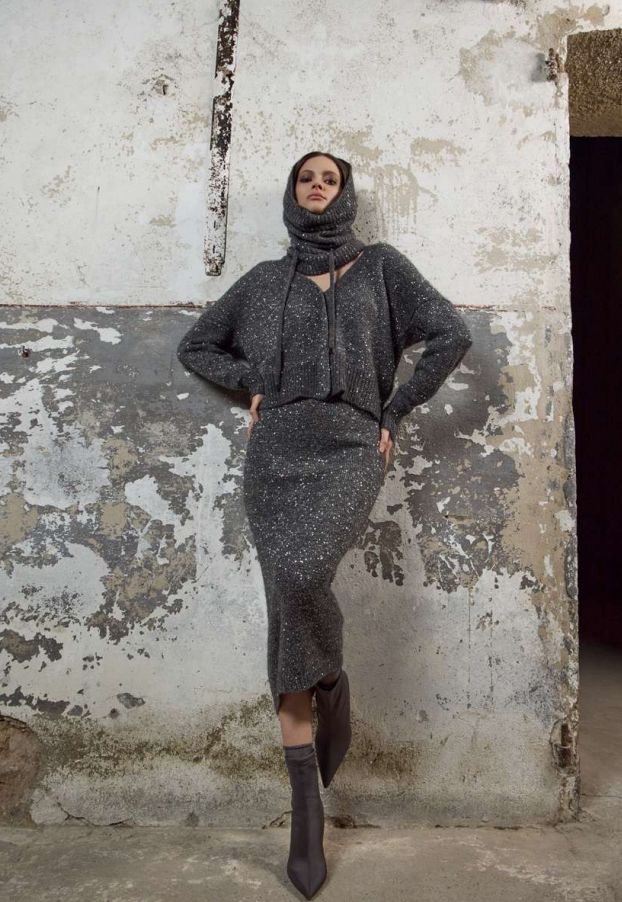 Женский кардиган с пайетками D.Exterior | Фото 2